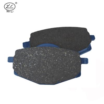 China Non-asbestos yongli friction plate australia motorcycle brake pad for YAMAHA DT200R spare parts for sale