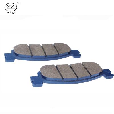 China Non-asbestos yongli friction plate indonesia motorcycle brake pad for F1ZR spare parts for sale