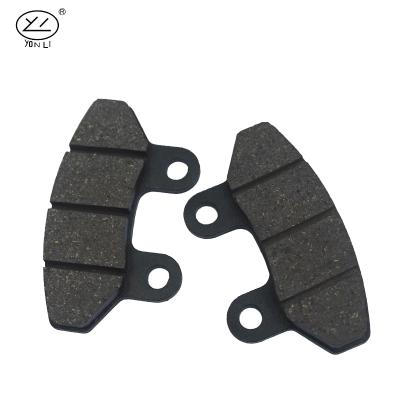 China Non-asbestos Indonesia motorcycle brake pad for sym car ride evo 200 front for sale