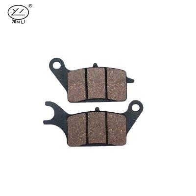 China Non-asbestos yongli friction plate indonesia motorcycle brake pad for BEATEN spare parts for sale