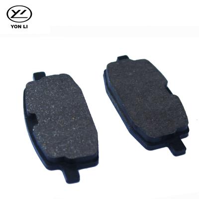 China Non-asbestos yongli friction plate mexico motorcycle brake pad for Delantero BWS100 spare parts for sale