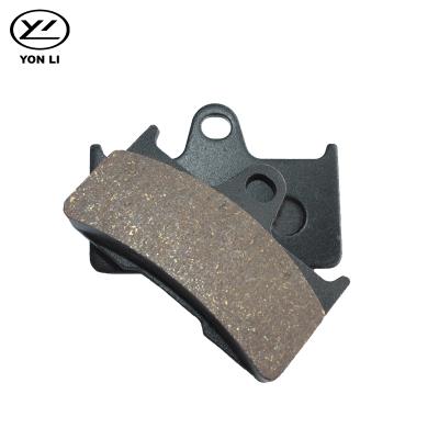 China Non-asbestos yongli friction plate mexico motorcycle brake pad for FA344 for sale