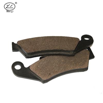 China Non-asbestos yongli friction plate the philippines motorcycle brake pad for XR200 spare parts for sale