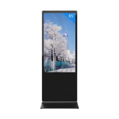 China Indoor USB*2 Custom Logo, Infrared Floor Stand Touch RJ45*1 Indoor LCD Digital Signage 65 inch for sale