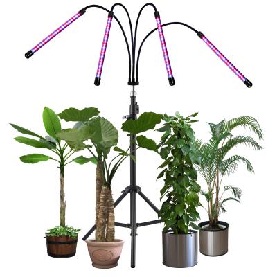 China Seed Starting Yixiou High Output Full Spectrum LED Grow Lamp Gooseneck Grow Lights For Indoor Plants Growth With DC Adapter for sale