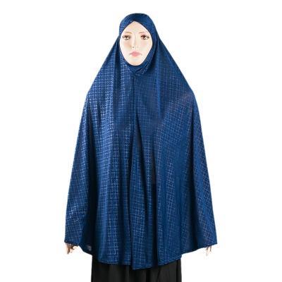 China New Design Modest Beauty Womens Muslim Amira Long Head Hijab Soft Solid Muslim Scarf With More Colors Islamic Bandanas for sale