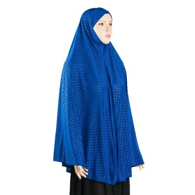 China Gently 2022 Women's Amira Hijab Prayer Muslim Hijab Head Shawls With More Colors Long Shawl For Girls Islamic Bandanas for sale