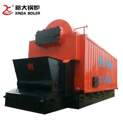 China Horizontal wood pellet steam engine dzl coal fired boiler water fire tube boiler for sale