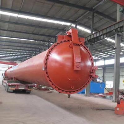 China Hotels Xinda Horizontal Autoclave Machine for AAC Plant and AAC Block Production Line Autoclaved Sterilized Processing for sale