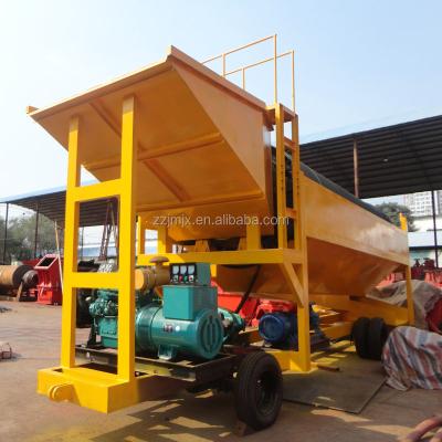 China Ore Placer Gold Washing Plant Mini Mobile Trommel Screen For Small Rotary Sale for sale