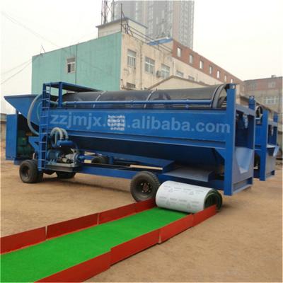 China Mobile ore drum trommel screen for diamond and gold washing plant waste small for sale mobile trommel screen for sale