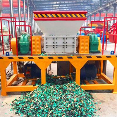 China Metal boxes waste tire shredder production car tire shredder price for sale for sale