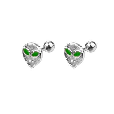 China High quality punk stainless steel foreign body stud earring face jewelry stud piercing earrings for sale