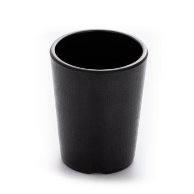 China Factory Price New Stocked High Quality Melamine Matte Black Mug for sale