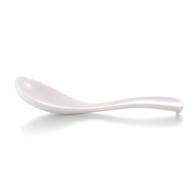 China Manufacturer Viable Chinese White Melamine Small Tasting Spoon for sale