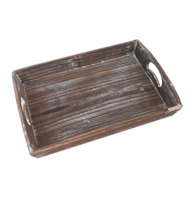 China Morden Country Wooden Tray Tray Farmhouse Decoration, Coffee Table Tray, Tea Tray or Fruit Wooden Tray for sale