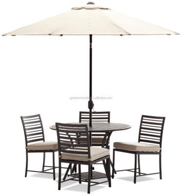 China New Next Outdoor Furniture 2019 Commercial Grade Crank Parasol Outdoor Garden Umbrella For Sale for sale