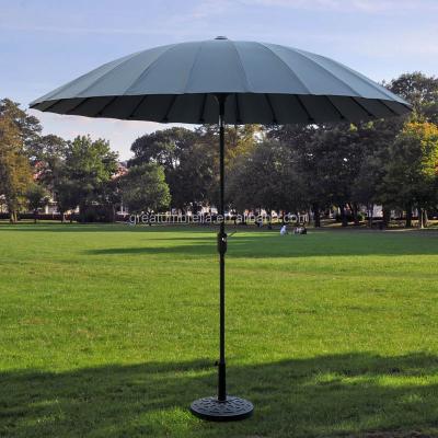 China NEW Large 2.7M 2.4M Oriental Outdoor PARASOL PATIO China Shanghai Style GARDEN UMBRELLA With AIRVENT for sale