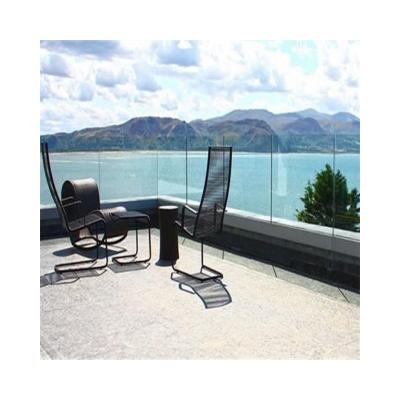 China U Channel Glass Balustrade Outdoor Custom Glass Balustrade Handrail for sale