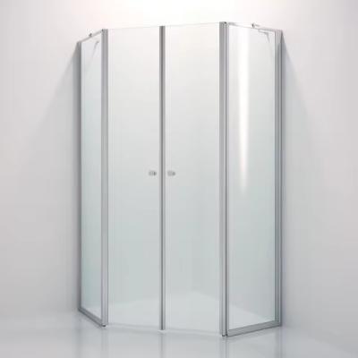 China Shower Frameless Tempered Glass Door Apartment Glass Shower Enclosures for sale