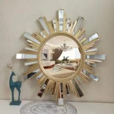 China 3D Design Glass Wall Mirror Beveling Edge Art Deco Mirror for sale