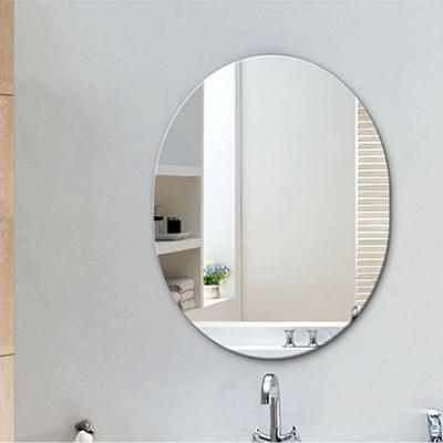 Chine Ronde Ovale Glace miroir à LED Glace miroir clair Pour salle de bains à vendre