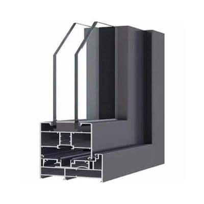 China Casement Aluminium Sliding Door Extrusions Glass Sliding Door Profile Aluminum for sale