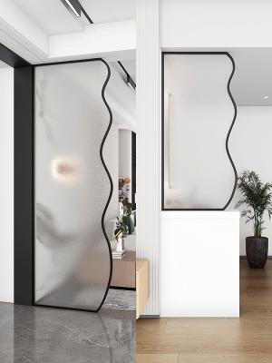 China Frosted Laminated Glass Partition Office Tempered Glass Room Divider for sale