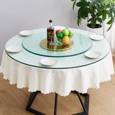 China Custom Toughened Tempered Glass Round Table Top CCC ISO9001 Approval for sale