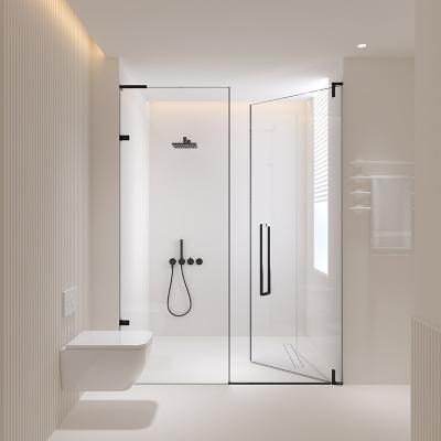 China 12mm Thickness Frameless Shower Enclosure ISO9001 Frameless Sliding Shower Doors for sale