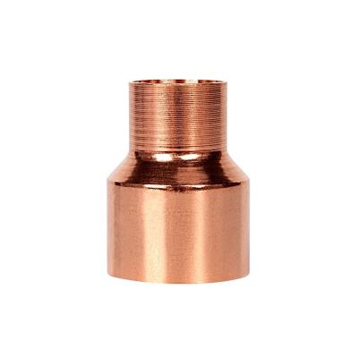 China Plumbing Water 15mm 22mm 35mm Custom Copper Coupling Reducer Elbow End Feed Fittings for Plumbing for sale