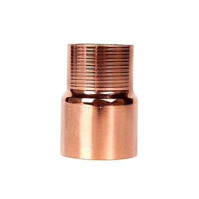 China Plumbing Water Best Sell Red Copper Welding Reducing Direct Screw Pipe Fittings for Gas Water Oil for sale