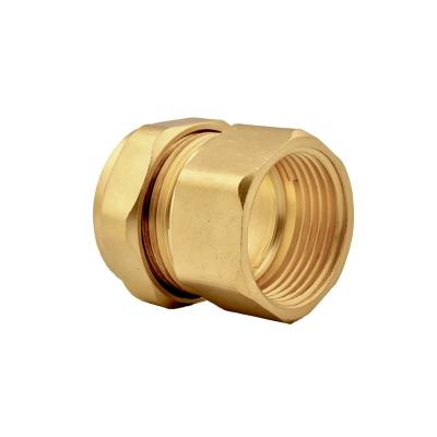 China Chilled water systems Manufacturer Female Brass Union Coupler Quick Connect Compression Fittings Brass for sale