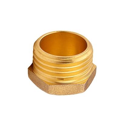 China OEM Brass Plumbing Nipple 3/4 Water Pipe Male Threaded Connector Pipe Fittings for Hose Pipe Equal/Reducing for sale