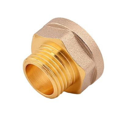 China Factory Price Brass Reducer Hex Bushing Threaded Hose Pipe Fittings for Frogged Thread Brass Nipple 1/2 Equal/Reducing for sale