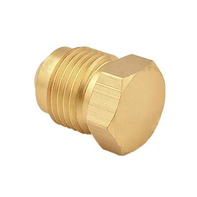 China Manufacturer Thread Inner Hexagonal Connector Flare Plug Nut Brass pipe Fittings Equal/Reducing for sale