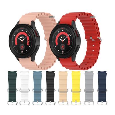 China Band Silicone XY Strap For Samsung Galaxy Watch 5 Pro 45mm 4 42mm 46mm Classic Ocean Band For Samsung Galaxy Watch 4 44mm 40mm For Samsung Galaxy Watch 5 for sale