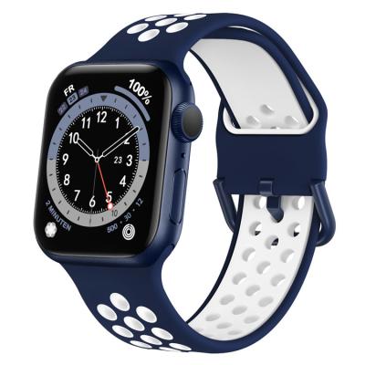 China Unisex XY Band Silicone Watch Band Sport Fit Armband Vulcanized I Rubber Watch Strap Buckle Designer Silicon For Apple Watch Bands for sale