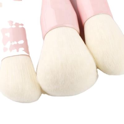 China 2021 Professional Synthetic Hair Makeup 14pcs Cosmetic Wooden Handle Blush Angular Brush Set for sale