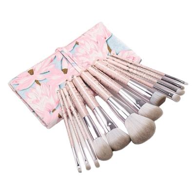 China Angular blush makeup 2021 12pcs makeup brush the hot sale of makeup makeup brush custom logo for sale