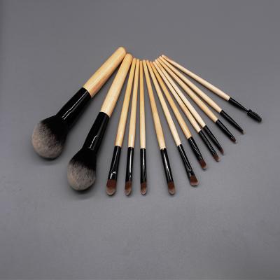 China Angular Blush 2021 13PCS Eye Makeup Brush Set with Soft Synthetic Handle for Eyeshadow Eyeliner Blending for sale