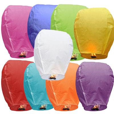 China Europe's most popular eco-friendly print kongming lantern Halloween no--flame festival oval shape sky flight for sale