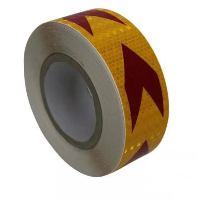 China Tearable PET, High Quality Retro Reflective Honeycomb Roll Vinyl PVC Sticker Tape Trunk Custom Adhesive Safety for sale