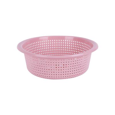 China Plastic Washing Drain Basket Stored Sink Drain Lavatory Kitchen Fruit Vegetable Drying Storage Basket for sale