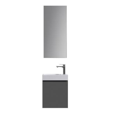 China AXW Eco-friendly stylish 18 inch wall mount small bathrrom basin cabinet for sale