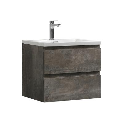 China AXW Eco-Friendly Modern Designs 32 Inch Wall Mounted Bathroom Vanity Basin Single Vanity Furniture Cabinet for sale