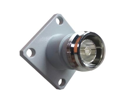 China RF Low Loss 4.3-10 Male Connector For 7/8 Power Cable Communication Coaxial Connector for sale