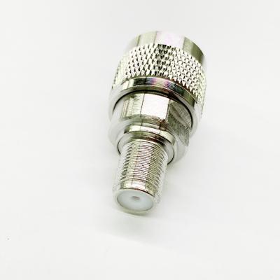 China RF N Male Coaxial Connector With F Plug Adapter For Mobile Signal Booster Repeater Antennas for sale