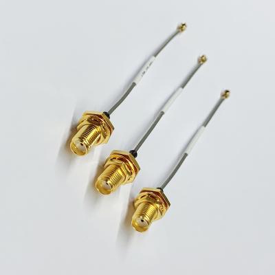 China SMA Electronic Antenna Custom Coaxial 90 Degree Wire And Cable Assembly Connectors for sale