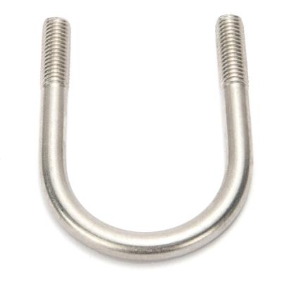 China Small Stainless Steel Spring Carbon Steel M8 U Bolt With Nut Plate for sale